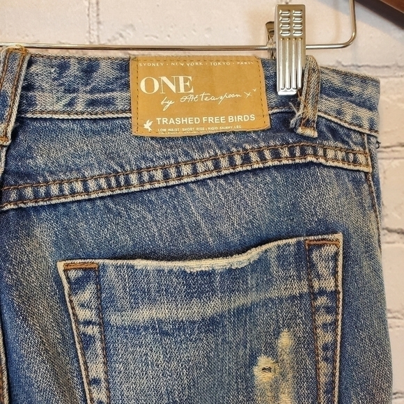 𝅺ONE Teaspoon Trashed Freebirds sz. 24 - Picture 6 of 9